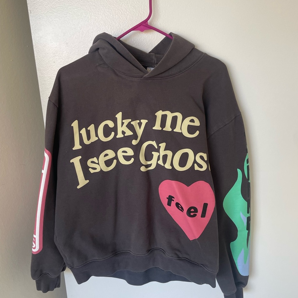 Kanye West Lucky Me Hoodie - Charcoal